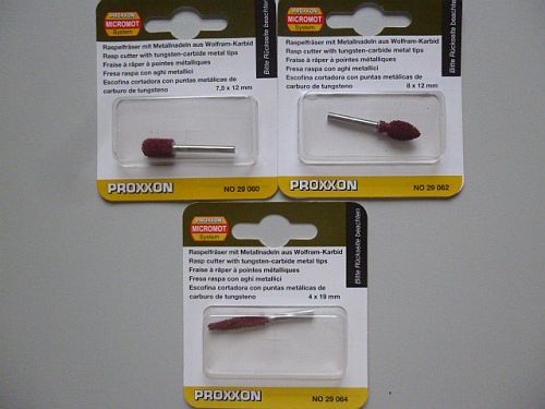 Proxxon set frese raspa aghi - set,